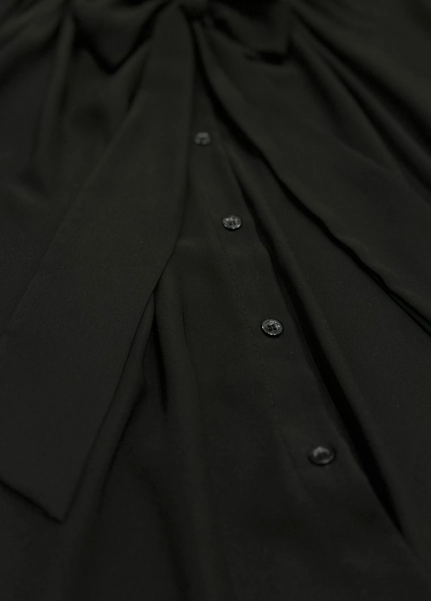Fließendes Langarmshirt mit Schleife am Rundhalsausschnitt, elegant und bequem